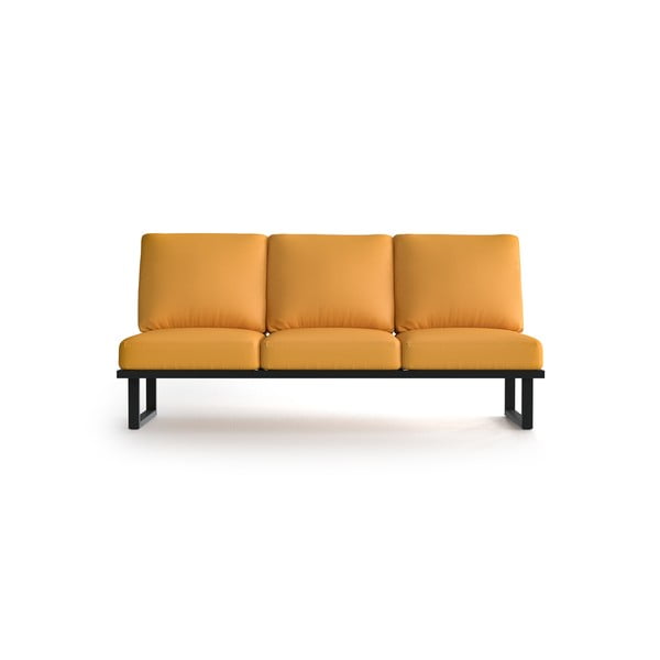Жълт градински диван с 3 места Angie - Marie Claire Home