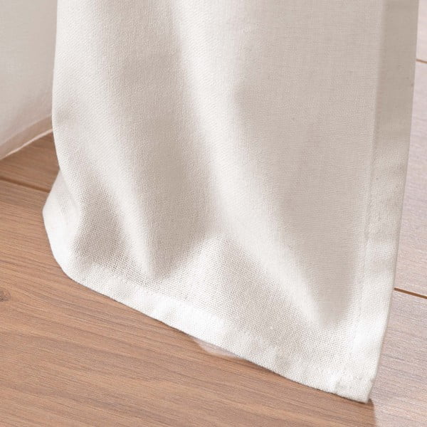 Бяло/бежово перде със смес от памук 140x240 cm Altea – douceur d'intérieur-image-4