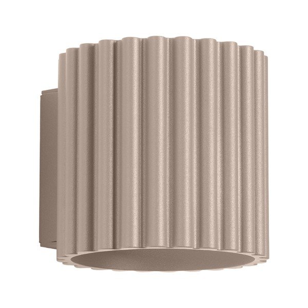 Кафяво-сива стенна лампа ø 10 cm Zora – Sollux