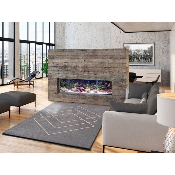 Сив килим Breda, 115 x 160 cm - Universal-image-1