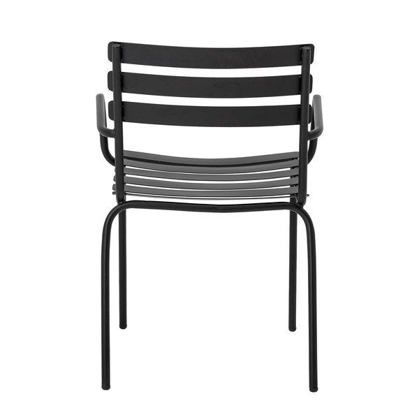 Черен метален стол за хранене Monsi - Bloomingville-image-4