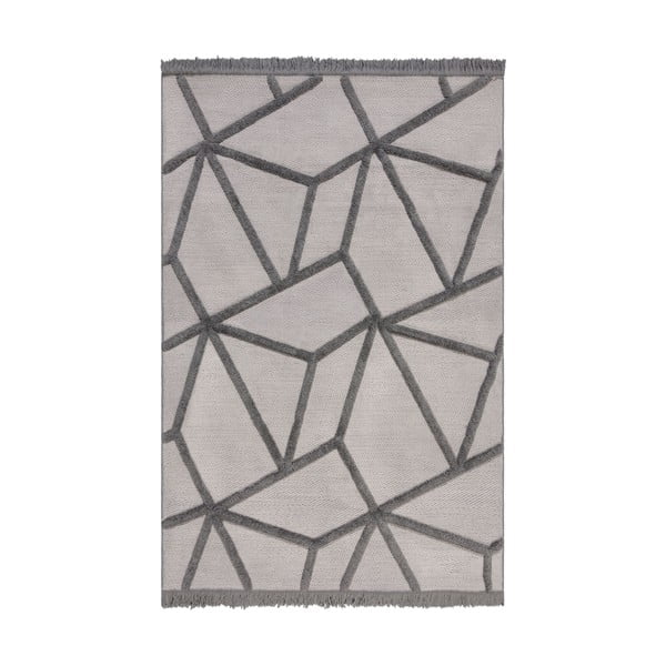 Сив килим , 120 x 170 cm Safi - Flair Rugs