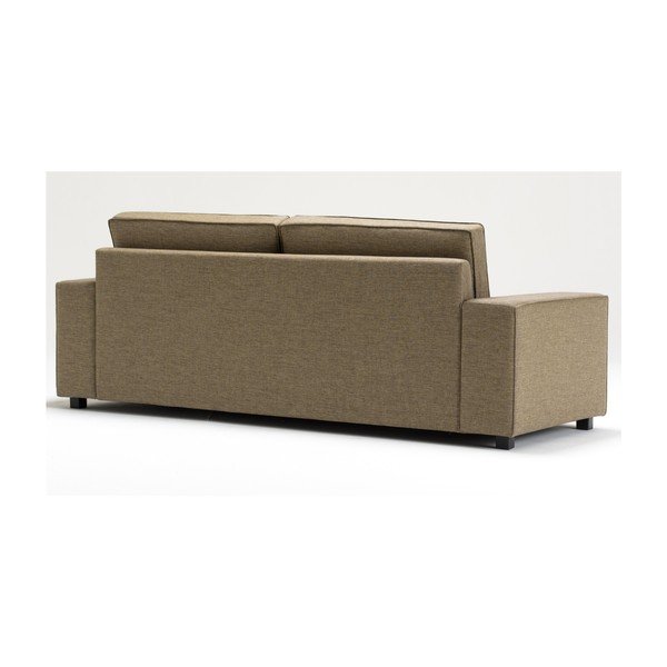 Кафяв триместен диван Doty - Balcab Home-image-4