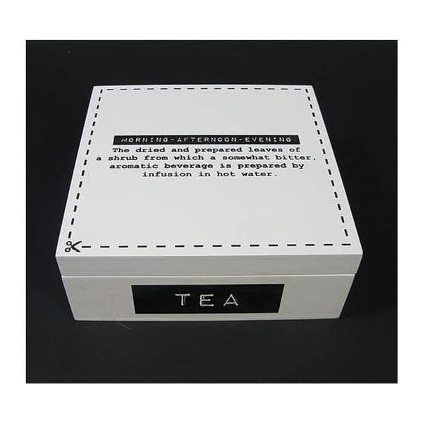 Krabička na čaj White Tea, 18 cm