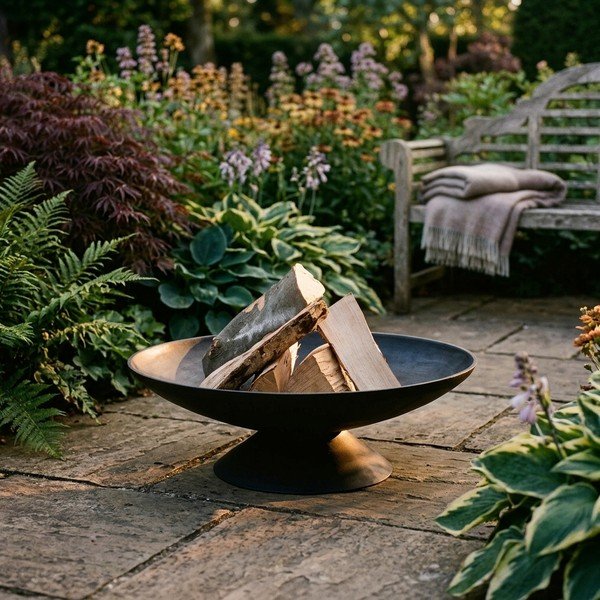 Чугунена камина Camping, ⌀ 59 cm - Esschert Design-image-1