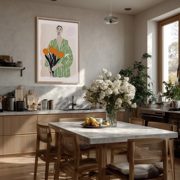 Печатна картина с включена рамка 50x70 cm Stella – Styler-image-1