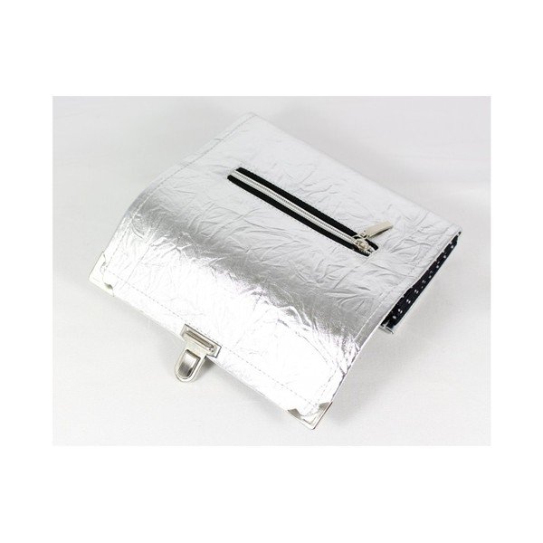 Портфейл в сребристо Портмоне Big No.761 - Dara bags-image-2