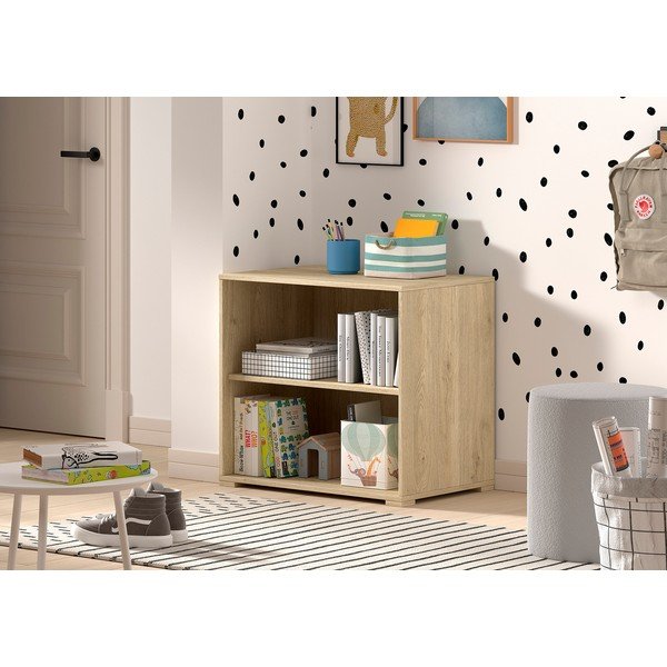Детска библиотека в естествен цвят 68x62x43 cm Sam – Vipack-image-1