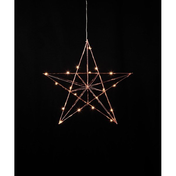 Медна LED светлинна декорация, височина 38 cm Line - Star Trading-image-2