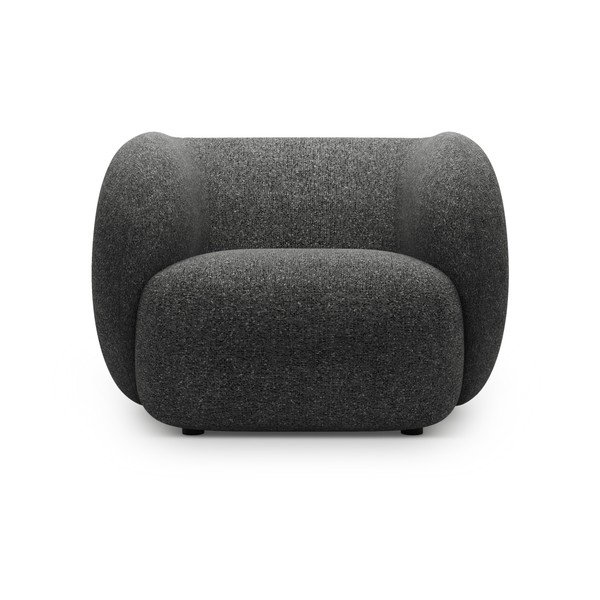 Тъмносиво кресло Kate – Micadoni -image-1