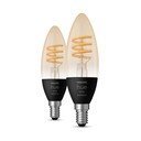 Комплект крушки с нажежаеми жички 2 бр. E14, 5 W White ambiance – Philips Hue