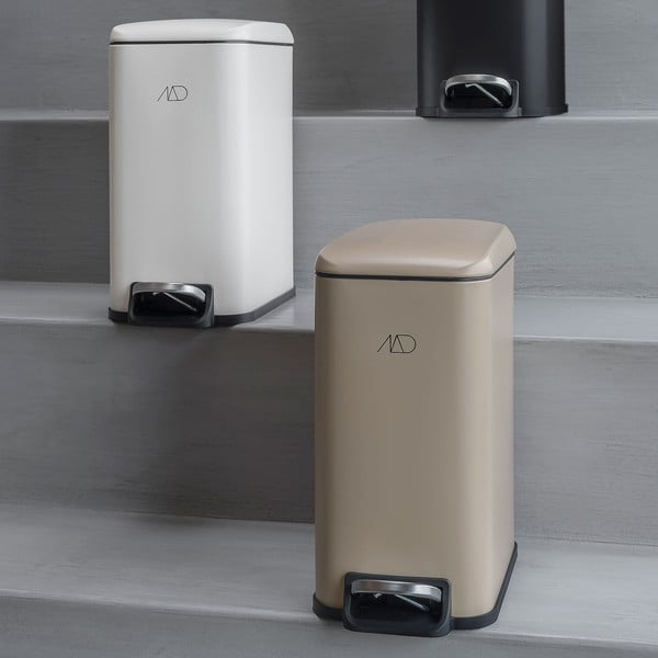 Бежово метално кошче за боклук с педал 5 l Wendy – Mette Ditmer Denmark-image-3