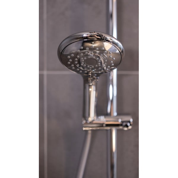 Енергоспестяваща хромирана душ глава Автоматична, ø 11 cm - Wenko-image-1