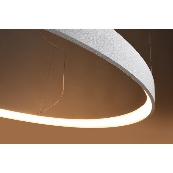 Черно алуминиево LED висящо осветително тяло ø 78 cm RIO – Thoro-image-3