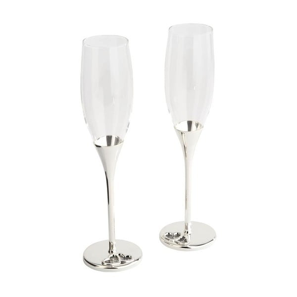 Комплект от 2 чаши за шампанско Crystal - Zilverstad