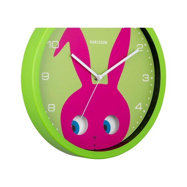 Детски часовник ø 31 cm Peekaboo Bunny – Karlsson-image-4
