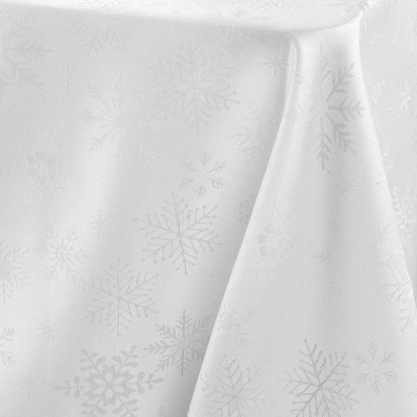 Покривка за маса с коледен мотив от жакард 140x300 cm Flocons – douceur d'intérieur-image-3