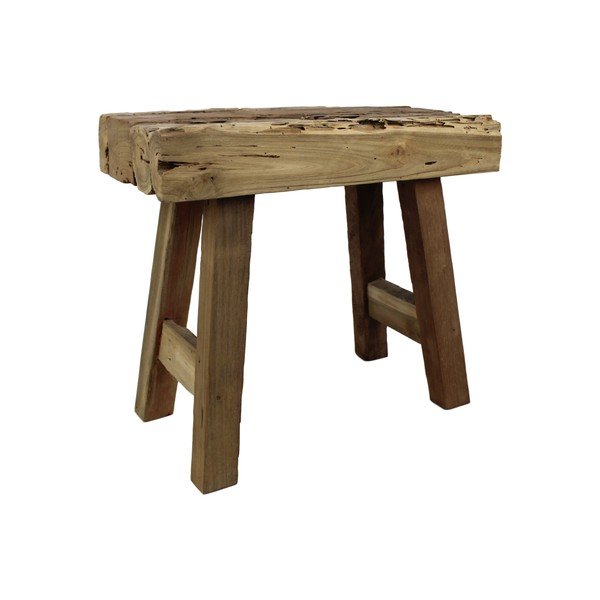 Stolička z neopracovaného teakového dřeva HSM collection Rustic-image-4
