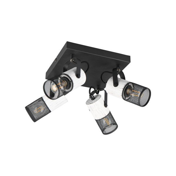 Черно-бял прожектор ø 9 cm Tosh - Trio-image-1