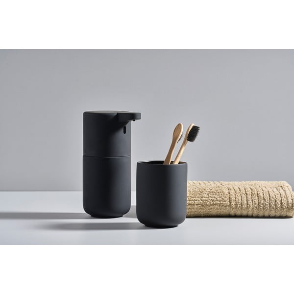 Черен безконтактен дозатор за сапун от керамика 250 ml Ume - Zone-image-4