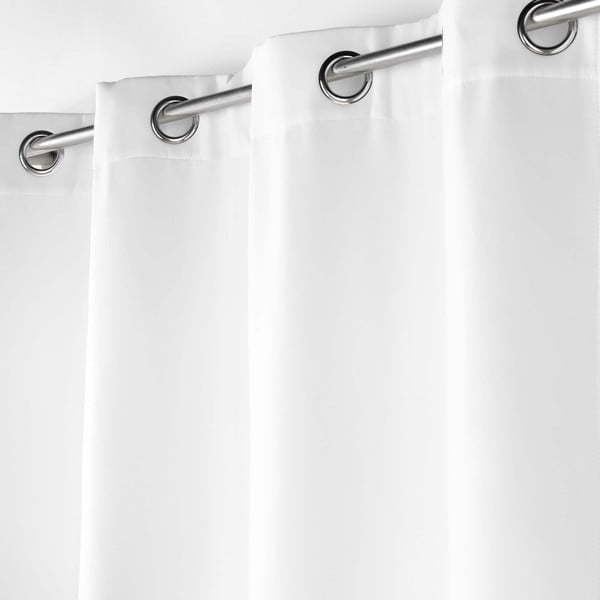 Бяло термо перде от микрофибър 135x260 cm Micropolar – douceur d'intérieur-image-1