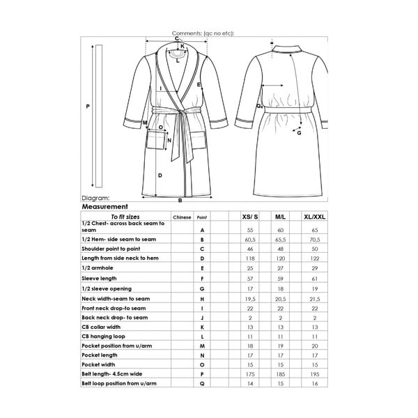 Антрацитна памучна хавлия XL/XXL Terry – HIP-image-2