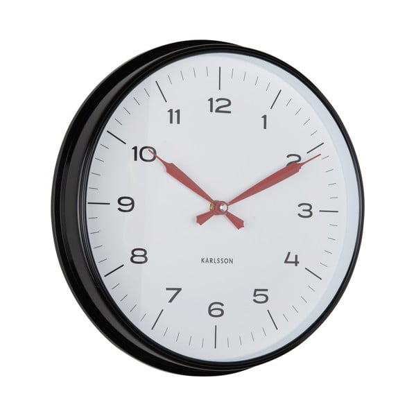 Стенен часовник ø 30 cm Modern Factory – Karlsson-image-3