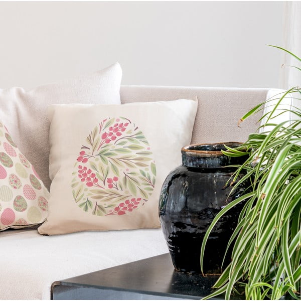 Памучна възглавница II, 45 x 45 cm Spring Eggs - Butter Kings-image-1