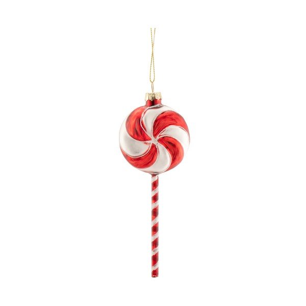 Стъклена Коледна украса 2,5 cm Christmas Lollipop – Sass & Belle