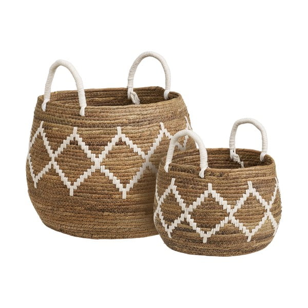 Кошници от плетеница в комплект от 2 бр. ø 41x32 cm Altea – House Nordic-image-3