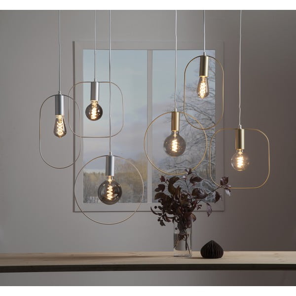 Висящо осветително тяло  в златист цвят Shape – Star Trading-image-3