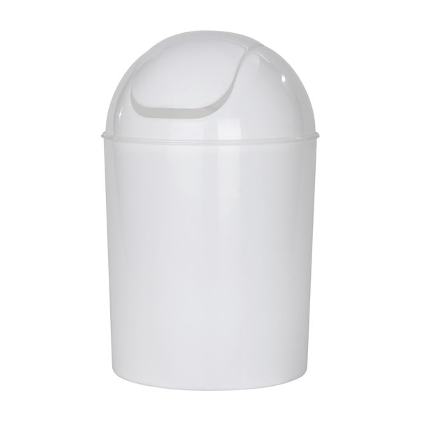 Бяло кошче за боклук от неръждаема стомана 6 l Economic – Wenko-image-2