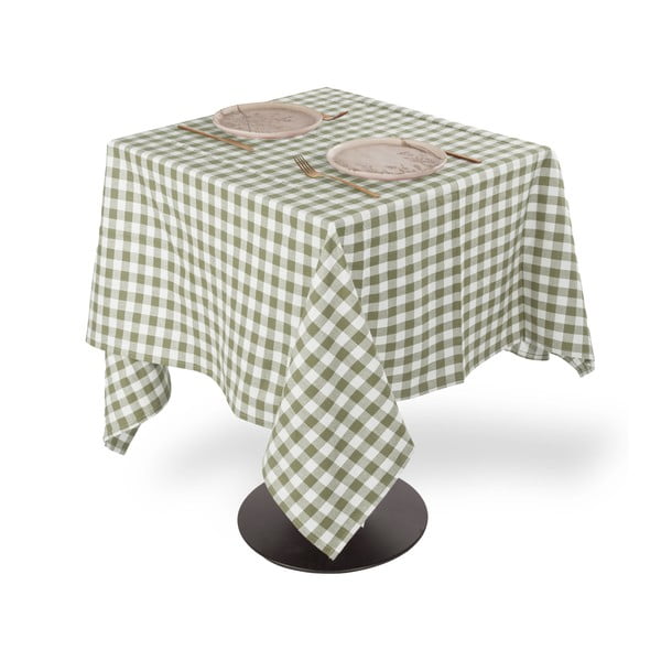 Памучна покривка за маса 150x150 cm Gingham – Tiseco Home Studio