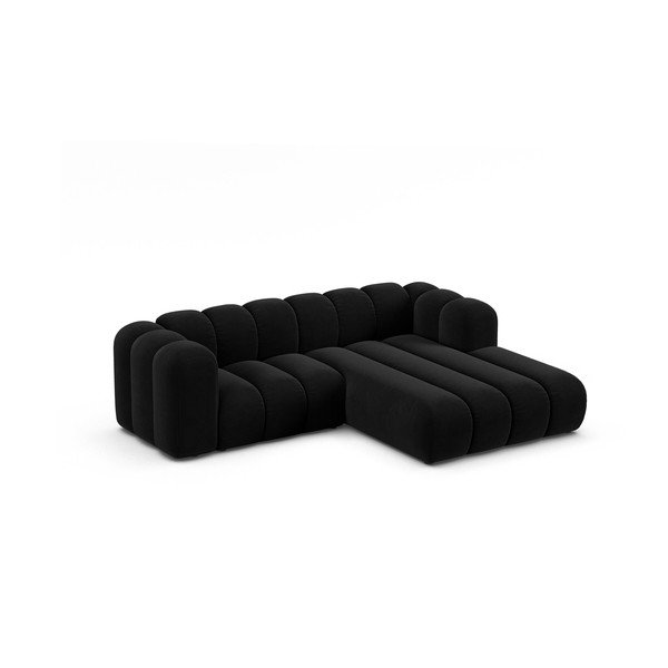 Антрацитен ъглов диван (десен ъгъл) Lupine – Micadoni Home-image-1