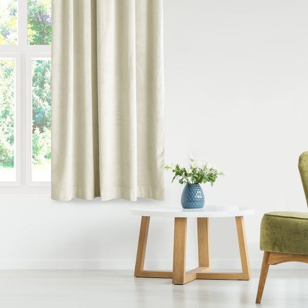 Кремаво затъмняващо перде 140x245 cm – Restilo-image-4