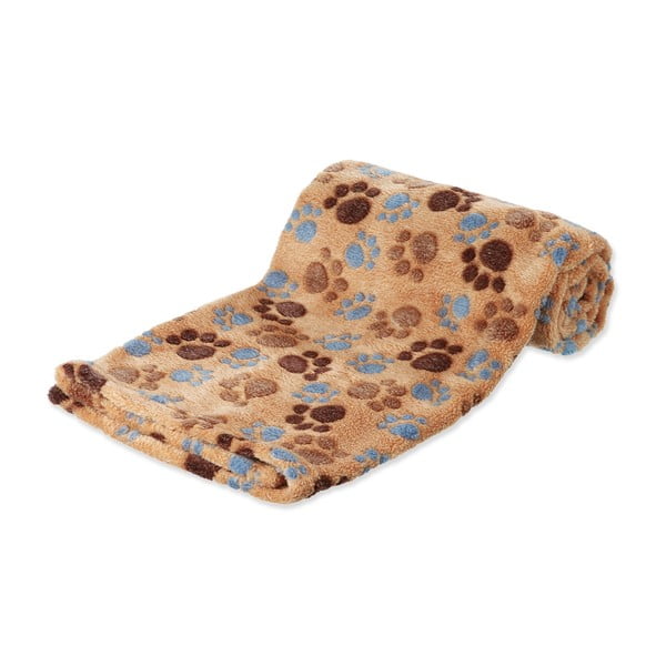 Бежово одеяло за всеки любимец от мека вълна 100x150 cm Trixie Laslo – Plaček Pet Products