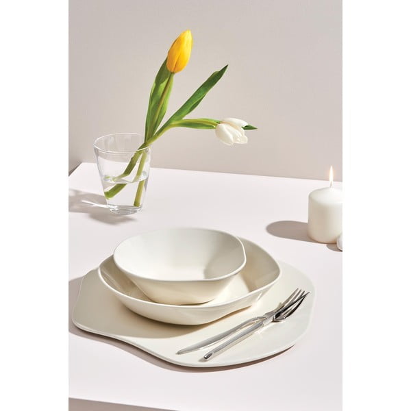 Бели чинии в комплект от 2 Basic - Kütahya Porselen-image-1