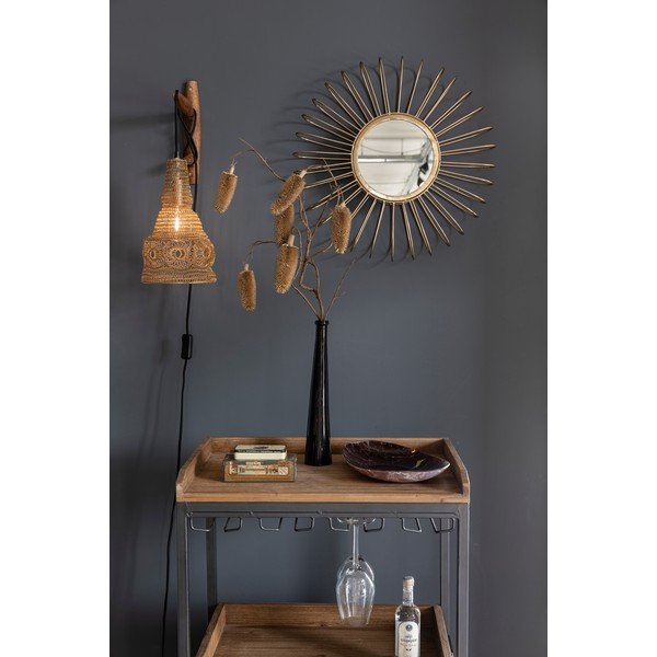 Стенно огледало ø 50 cm Selena – White Label-image-2