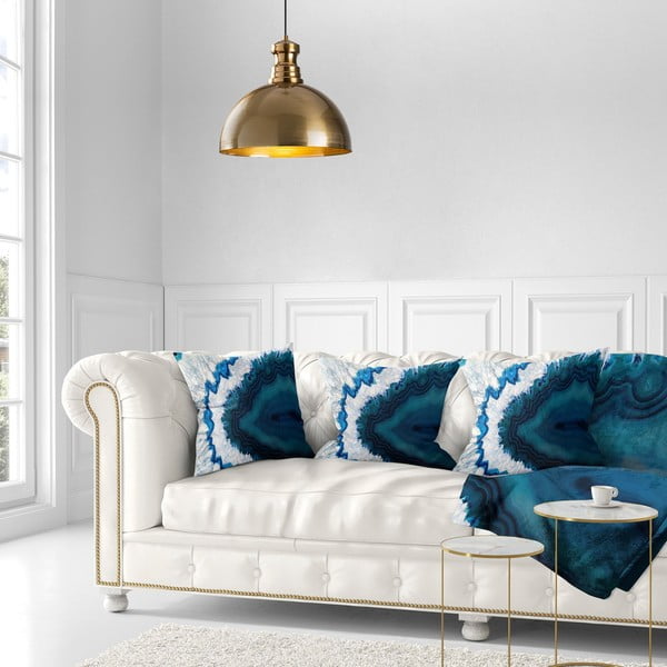 Висящо осветително тяло  в златист цвят с метален абажур ø 40 cm Vamp – Opviq lights-image-3