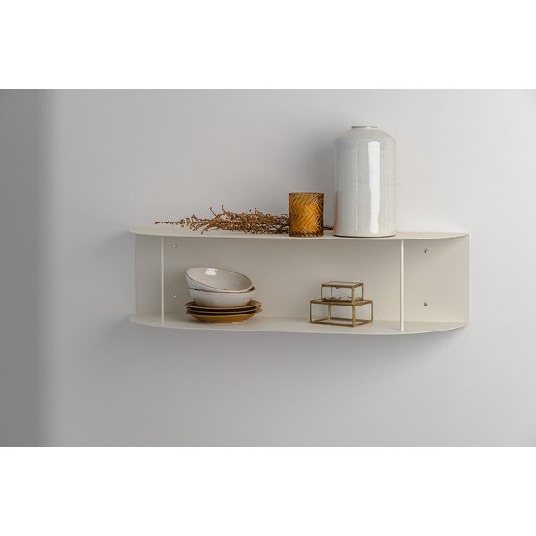 Черен на няколко нива метален стенен рафт 80 cm Lina – noo.ma-image-1