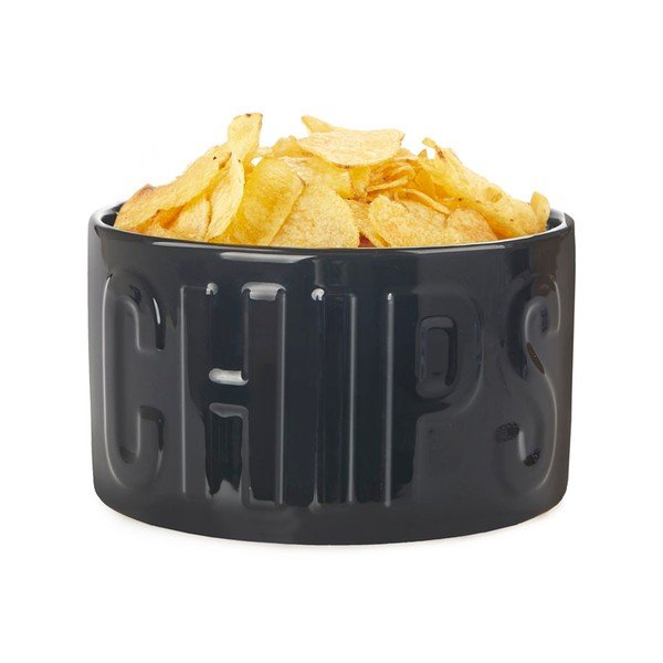 Черна керамична купичка за сервиране 1 l Chips – Balvi-image-3