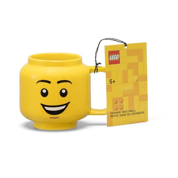 Жълта керамична бебешка чаша 255 ml Head - LEGO®-image-4