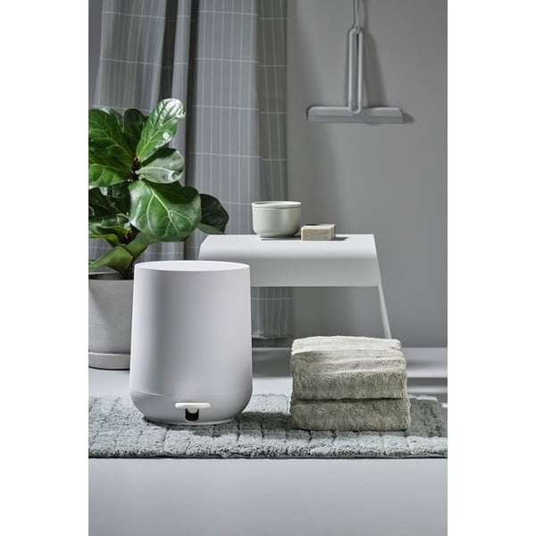 Бяло пластмасово кошче за боклук 3 l Nova – Zone-image-1