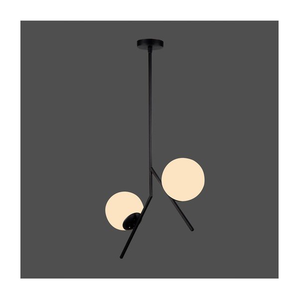 Черно висящо осветително тяло, височина 74 cm Diagonal - Squid Lighting-image-4