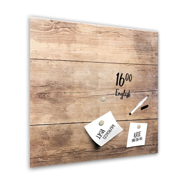 Магнитна дъска Styler Wood, 30 x 30 cm-image-1