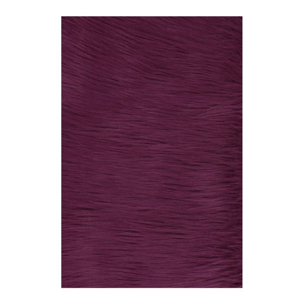 Лилав килим от изкуствена кожа Pelus Purple, 150 x 200 cm - Unknown-image-2