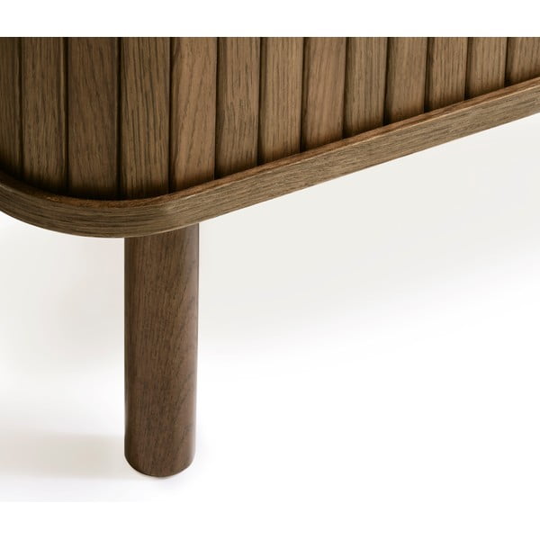 Кафява телевизионна маса от дъб 56x160 cm Cavo - Unique Furniture-image-4