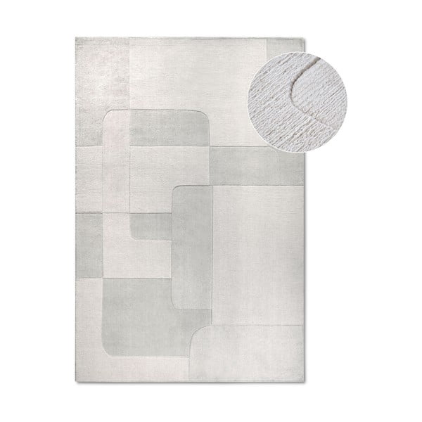 Кремав ръчно изработен вълнен килим 80x150 cm Charlotte – Villeroy&Boch