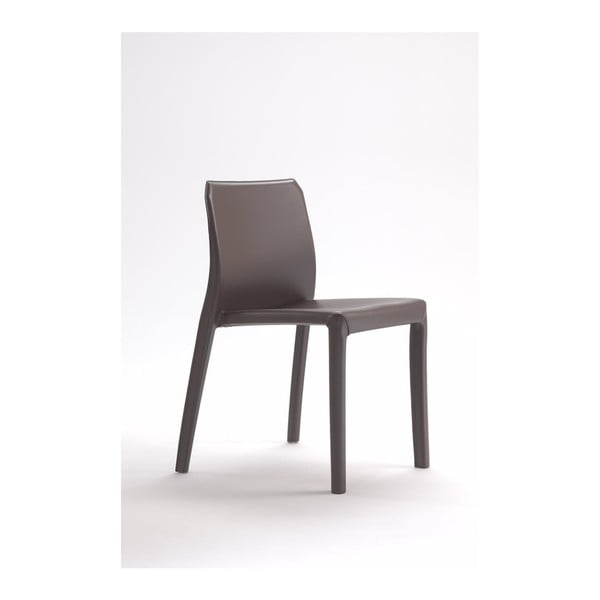 Tmavě hnědá jídelní židle ITF Design Vanity
