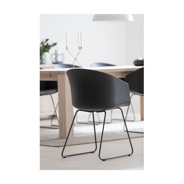 Черен трапезен стол 40 Moon - Interstil-image-2